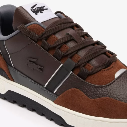 Sneakers Outdoor T-Clip Winter Homme En Cuir | Lacoste Sale