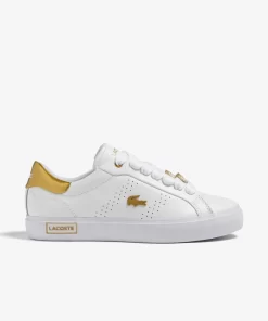 Sneakers Powercourt 2.0 Femme En Cuir | Lacoste Best Sale