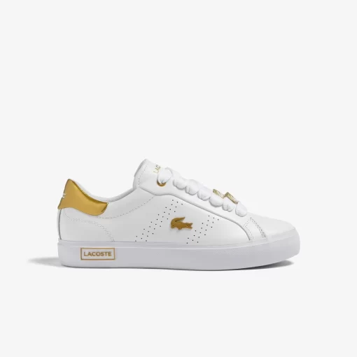 Sneakers Powercourt 2.0 Femme En Cuir | Lacoste Best Sale