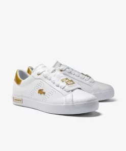 Sneakers Powercourt 2.0 Femme En Cuir | Lacoste Best Sale