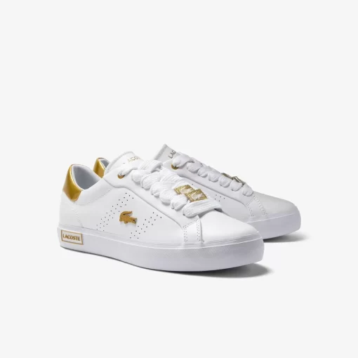 Sneakers Powercourt 2.0 Femme En Cuir | Lacoste Best Sale