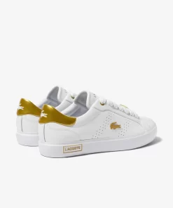 Sneakers Powercourt 2.0 Femme En Cuir | Lacoste Best Sale