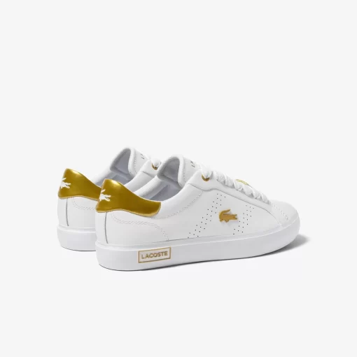 Sneakers Powercourt 2.0 Femme En Cuir | Lacoste Best Sale