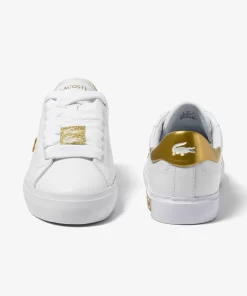 Sneakers Powercourt 2.0 Femme En Cuir | Lacoste Best Sale