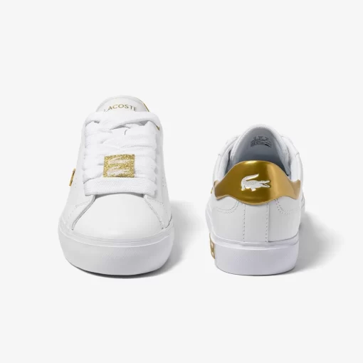 Sneakers Powercourt 2.0 Femme En Cuir | Lacoste Best Sale