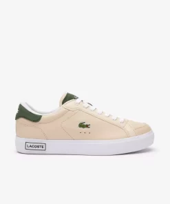 Sneakers Powercourt Femme En Cuir | Lacoste Shop