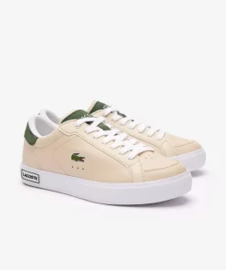 Sneakers Powercourt Femme En Cuir | Lacoste Shop