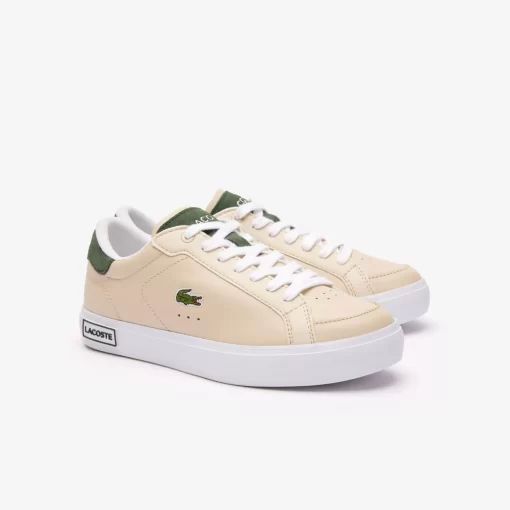 Sneakers Powercourt Femme En Cuir | Lacoste Shop