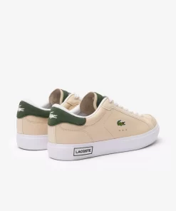 Sneakers Powercourt Femme En Cuir | Lacoste Shop