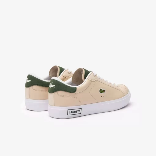 Sneakers Powercourt Femme En Cuir | Lacoste Shop