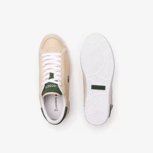 Sneakers Powercourt Femme En Cuir | Lacoste Shop