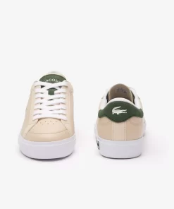 Sneakers Powercourt Femme En Cuir | Lacoste Shop