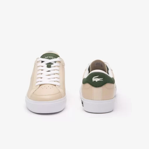 Sneakers Powercourt Femme En Cuir | Lacoste Shop