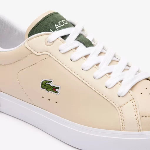 Sneakers Powercourt Femme En Cuir | Lacoste Shop