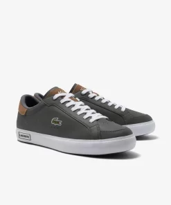 Sneakers Powercourt Homme En Cuir | Lacoste Best