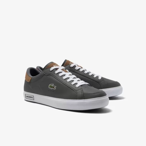 Sneakers Powercourt Homme En Cuir | Lacoste Best