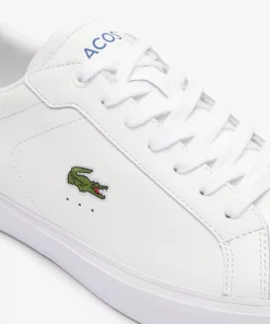 Sneakers Powercourt Homme En Cuir | Lacoste Fashion