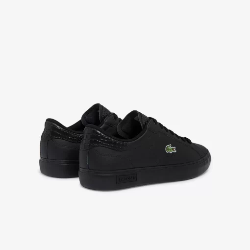 Sneakers Powercourt Homme En Cuir Brun | Lacoste Shop