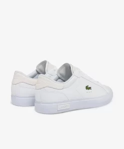 Sneakers Powercourt Homme En Cuir Brun | Lacoste Outlet