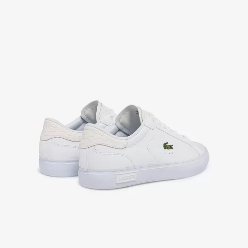 Sneakers Powercourt Homme En Cuir Brun | Lacoste Outlet