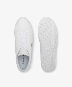 Sneakers Powercourt Homme En Cuir Brun | Lacoste Outlet