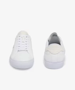 Sneakers Powercourt Homme En Cuir Brun | Lacoste Outlet