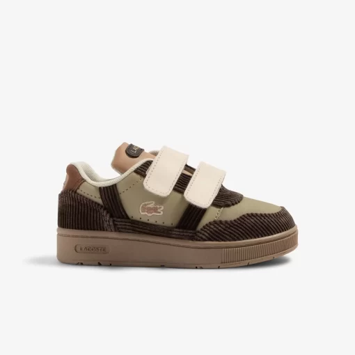 Sneakers T-Clip Bebe En Cuir Velours | Lacoste Flash Sale