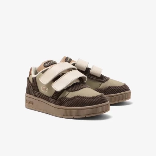 Sneakers T-Clip Bebe En Cuir Velours | Lacoste Flash Sale