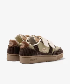 Sneakers T-Clip Bebe En Cuir Velours | Lacoste Flash Sale