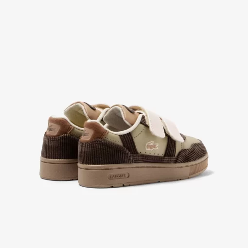 Sneakers T-Clip Bebe En Cuir Velours | Lacoste Flash Sale