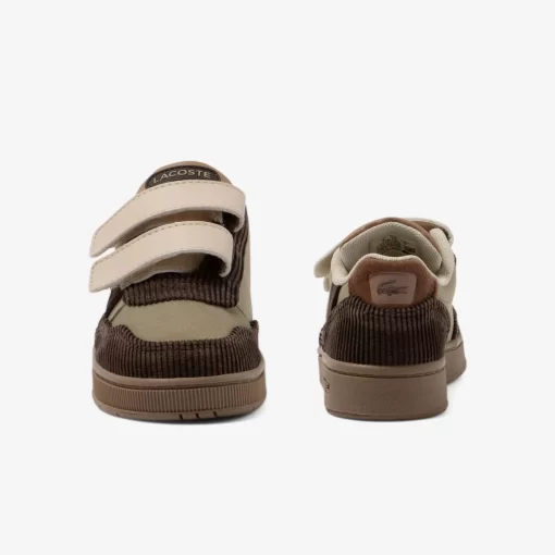 Sneakers T-Clip Bebe En Cuir Velours | Lacoste Flash Sale