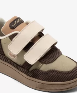 Sneakers T-Clip Bebe En Cuir Velours | Lacoste Flash Sale