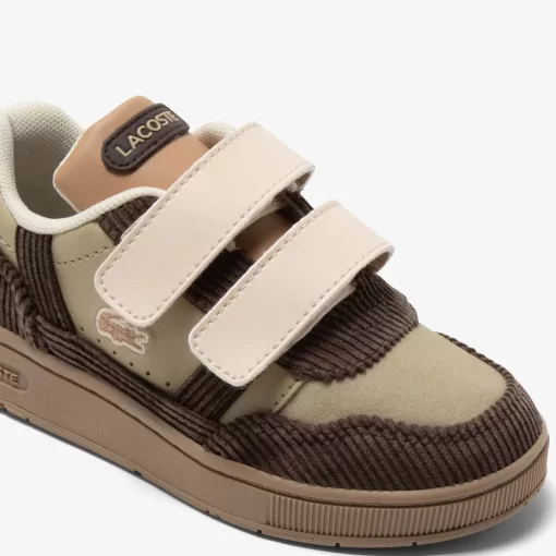 Sneakers T-Clip Bebe En Cuir Velours | Lacoste Flash Sale