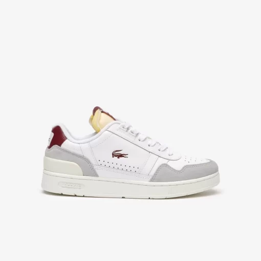 Sneakers T-Clip Femme Avec Details En Cuir | Lacoste Discount