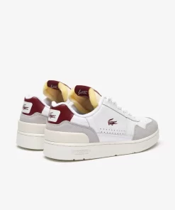 Sneakers T-Clip Femme Avec Details En Cuir | Lacoste Discount