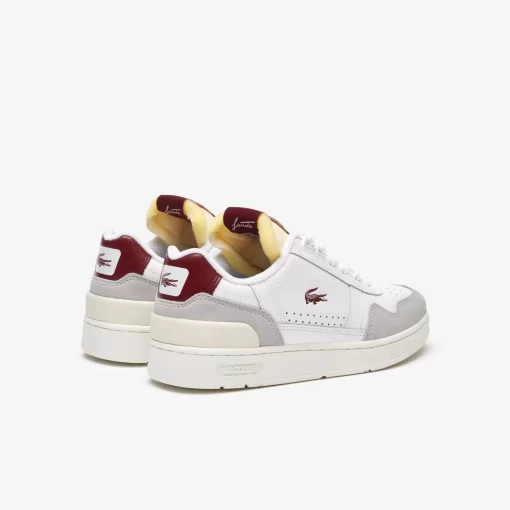 Sneakers T-Clip Femme Avec Details En Cuir | Lacoste Discount