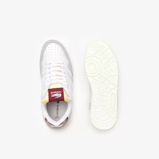 Sneakers T-Clip Femme Avec Details En Cuir | Lacoste Discount