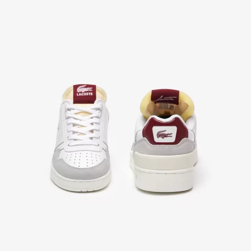 Sneakers T-Clip Femme Avec Details En Cuir | Lacoste Discount