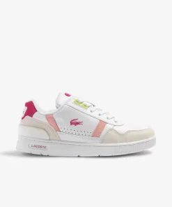 Sneakers T-Clip Femme En Cuir | Lacoste Fashion