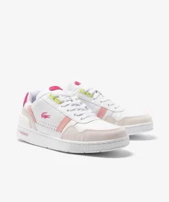 Sneakers T-Clip Femme En Cuir | Lacoste Fashion