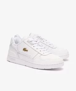 Sneakers T-Clip Femme En Cuir | Lacoste Flash Sale