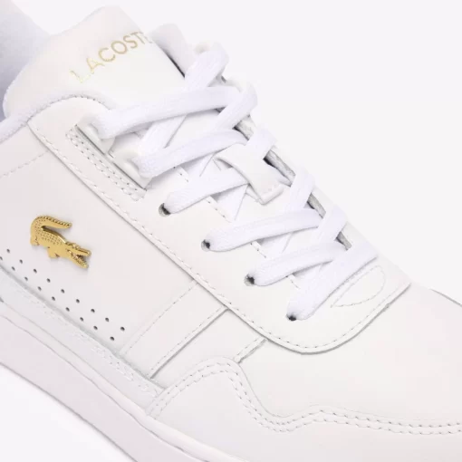 Sneakers T-Clip Femme En Cuir | Lacoste Flash Sale