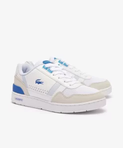 Sneakers T-Clip Femme En Cuir Avec Detail Au Talon | Lacoste Best Sale