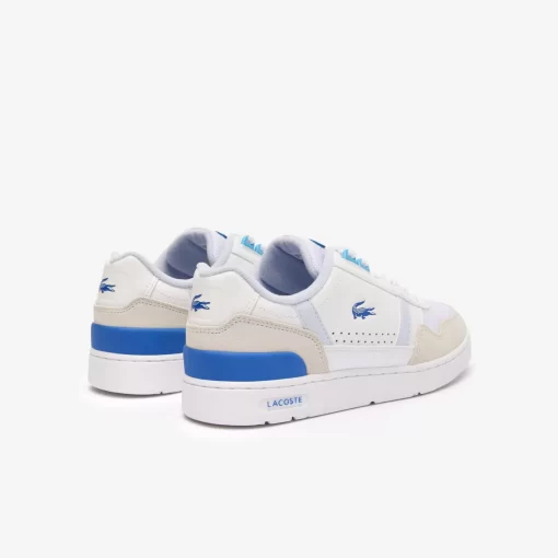 Sneakers T-Clip Femme En Cuir Avec Detail Au Talon | Lacoste Best Sale