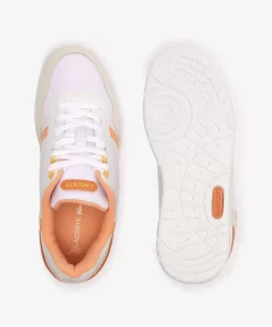 Sneakers T-Clip Femme En Cuir Avec Detail Au Talon | Lacoste Sale