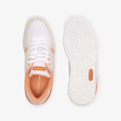 Sneakers T-Clip Femme En Cuir Avec Detail Au Talon | Lacoste Sale