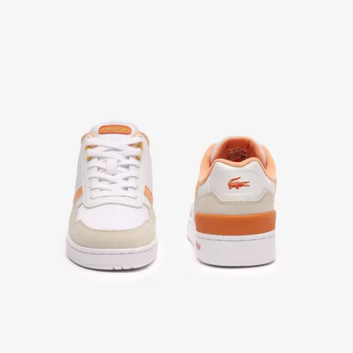 Sneakers T-Clip Femme En Cuir Avec Detail Au Talon | Lacoste Sale