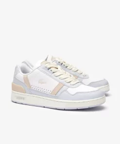 Sneakers T-Clip Femme En Cuir Avec Monogramme | Lacoste Online