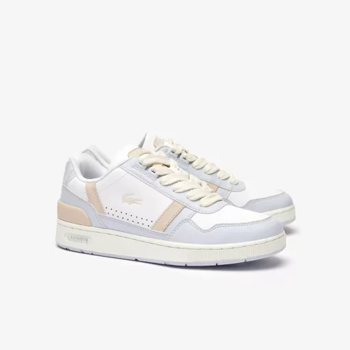 Sneakers T-Clip Femme En Cuir Avec Monogramme | Lacoste Online