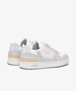 Sneakers T-Clip Femme En Cuir Avec Monogramme | Lacoste Online